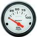 AUTOMETER 2-1/16", Short Sweep Electric, 0-100 psi Phantom Series Oil Pressure Gauge AU5727 Autofit