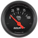 AUTOMETER 2-1/16", Short Sweep Electric, 0-100 psi Z-Series Oil Pressure Gauge AU2634 Autofit