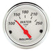 AUTOMETER 2-1/16", Short Sweep Electric, 100-250°F Arctic White Series Water Temperature Gauge AU1337 Autofit