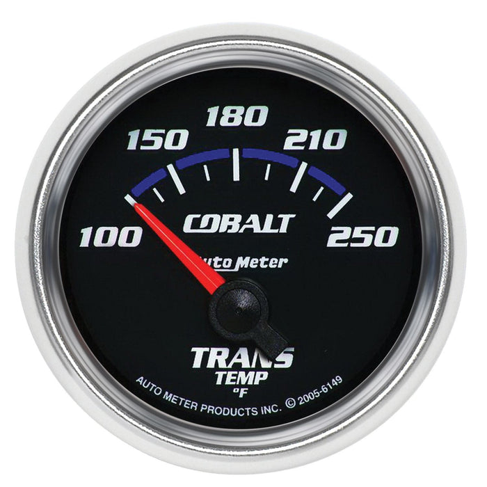AUTOMETER 2-1/16", Short Sweep Electric, 100-250°F Cobalt Series Transmission Temperature Gauge AU6149 Autofit