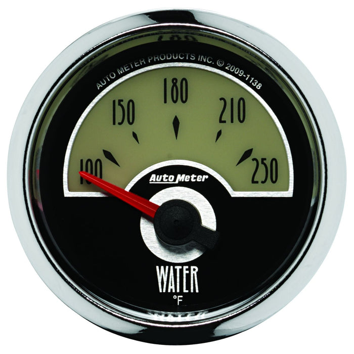 AUTOMETER 2-1/16", Short Sweep Electric, 100-250°F Cruiser Series Water Temperature Gauge AU1138 Autofit