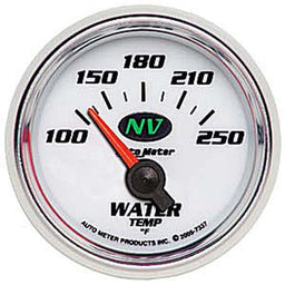 AUTOMETER 2-1/16", Short Sweep Electric, 100-250°F NV Series Water Temperature Gauge AU7337 Autofit