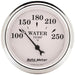 AUTOMETER 2-1/16", Short Sweep Electric, 100-250°F Old Tyme White Series Water Temperature Gauge AU1638 Autofit