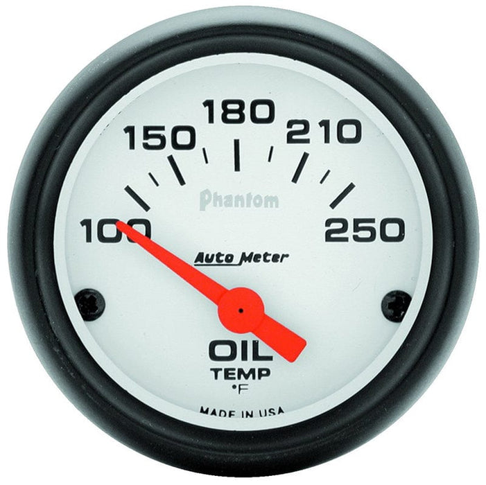 AUTOMETER 2-1/16", Short Sweep Electric, 100-250°F Phantom Series Oil Temperature Gauge AU5747 Autofit