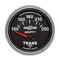 AUTOMETER 2-1/16", Short Sweep Electric, 100-250°F Sport-Comp II Transmission Temperature Gauge AU3649 Autofit