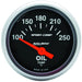 AUTOMETER 2-1/16", Short Sweep Electric, 100-250°F Sport-Comp Series Oil Temperature Gauge AU3347 Autofit