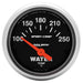 AUTOMETER 2-1/16", Short Sweep Electric, 100-250°F Sport-Comp Series Water Temperature Gauge AU3337 Autofit