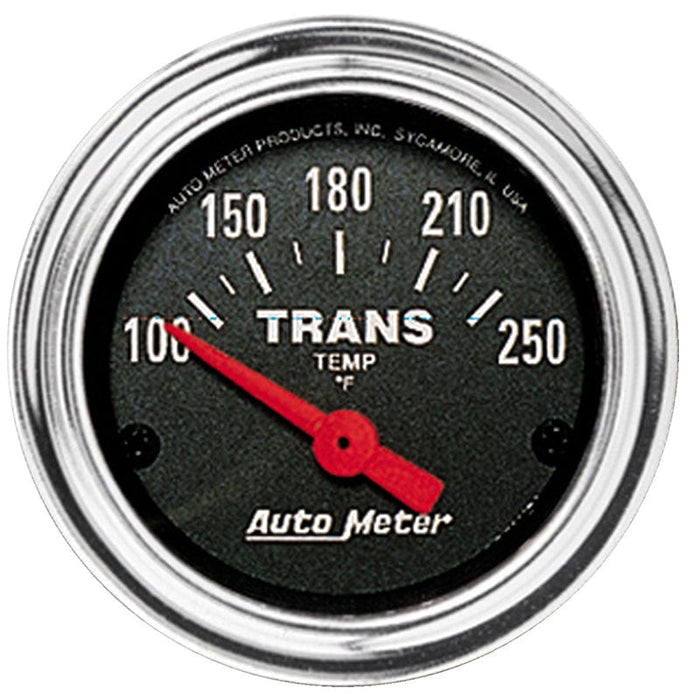 AUTOMETER 2-1/16", Short Sweep Electric, 100-250°F Traditional Chrome Series Transmission Temperature Gauge AU2552 Autofit