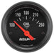 AUTOMETER 2-1/16", Short Sweep Electric, 100-250°F Z-Series Oil Temperature Gauge AU2638 Autofit
