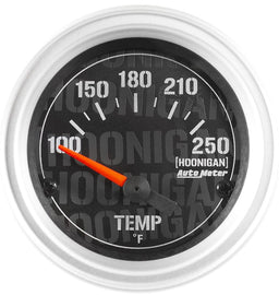 AUTOMETER 2-1/16", Short Sweep Electric, 100-250Â°F Hoonigan Series Water Temperature Gauge AU4337-09000 Autofit