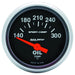 AUTOMETER 2-1/16", Short Sweep Electric, 140-300°F Sport-Comp Series Oil Temperature Gauge AU3348 Autofit