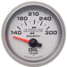 AUTOMETER 2-1/16", Short Sweep Electric, 140-300°F Ultra-Lite II Series Oil Temperature Gauge AU4948 Autofit