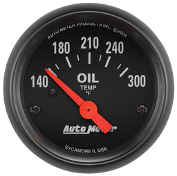 AUTOMETER 2-1/16", Short Sweep Electric, 140-300°F Z-Series Oil Temperature Gauge AU2639 Autofit