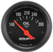 AUTOMETER 2-1/16", Short Sweep Electric, 140-300°F Z-Series Oil Temperature Gauge AU2639 Autofit