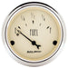 AUTOMETER 2-1/16", Short Sweep Electric, 240 ohms Empty/33 ohms Full Antique Beige Series Fuel Level Gauge AU1817 Autofit