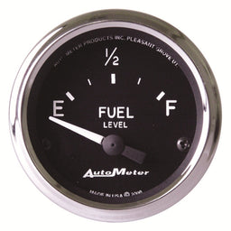 AUTOMETER 2-1/16", Short Sweep Electric, 240 ohms Empty/33 ohms Full Cobra Series Fuel Level Gauge AU201011 Autofit