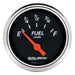 AUTOMETER 2-1/16", Short Sweep Electric, 240 ohms Empty/33 ohms Full Designer Black Series Fuel Level Gauge Chrome Bezel AU1424 Autofit