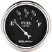 AUTOMETER 2-1/16", Short Sweep Electric, 240 ohms Empty/33 ohms Full Old Tyme Black Series Fuel Level Gauge AU1717 Autofit