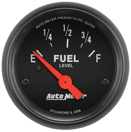 AUTOMETER 2-1/16", Short Sweep Electric, 240 ohms Empty/33 ohms Full Z-Series Fuel Level Gauge AU2643 Autofit