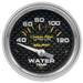 AUTOMETER 2-1/16", Short Sweep Electric, 40-120°C Carbon Fiber Series Water Temperature Gauge AU4737-M Autofit