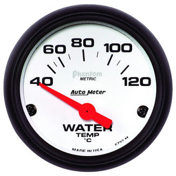AUTOMETER 2-1/16", Short Sweep Electric, 40-120°C Phantom Series Water Temperature Gauge AU5737-M Autofit