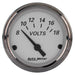 AUTOMETER 2-1/16", Short Sweep Electric, 8-18 volts American Platinum Series Voltmeter AU1992 Autofit