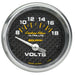 AUTOMETER 2-1/16", Short Sweep Electric, 8-18 volts Carbon Fiber Series Voltmeter Gauge AU4791 Autofit