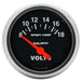 AUTOMETER 2-1/16", Short Sweep Electric, 8-18 volts Sport-Comp Series Voltmeter Gauge AU3391 Autofit