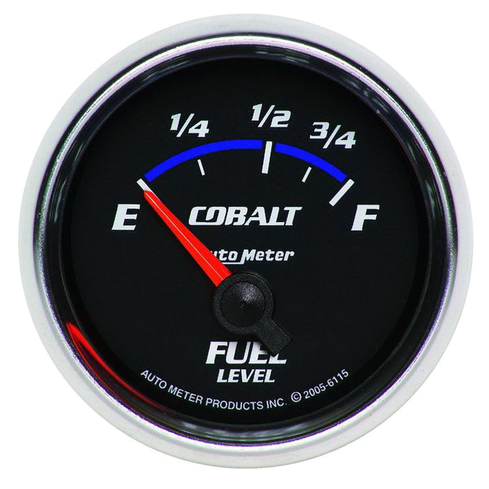 AUTOMETER 2-1/16", Short Sweep Electric, Ford, 73 ohms Empty/10 ohms Full Cobalt Series Fuel Level Gauge AU6115 Autofit