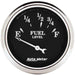 AUTOMETER 2-1/16", Short Sweep Electric, Ford, 73 ohms Empty/8-12 ohms Full Old Tyme Black Series Fuel Level Gauge AU1716 Autofit