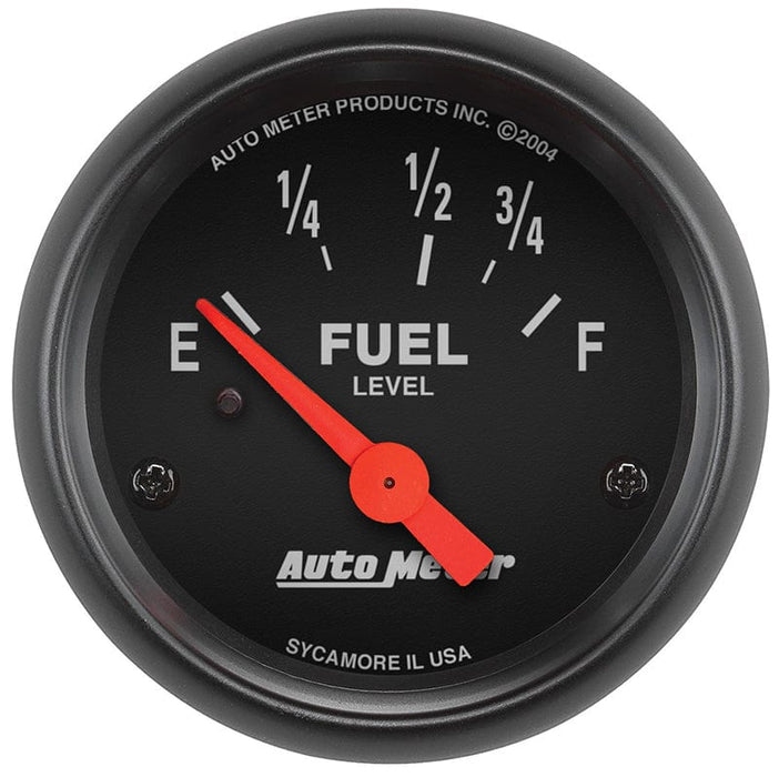 AUTOMETER 2-1/16", Short Sweep Electric, Ford, 73 ohms Empty/8-12 ohms Full Z-Series Fuel Level Gauge AU2642 Autofit