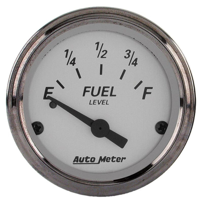 AUTOMETER 2-1/16", Short Sweep Electric, GM, 0 ohms Empty/90 ohms Full American Platinum Series Fuel Level Gauge AU1904 Autofit