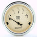 AUTOMETER 2-1/16", Short Sweep Electric, GM, 0 ohms Empty/90 ohms Full Antique Beige Series Fuel Level Gauge AU1815 Autofit