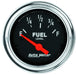 AUTOMETER 2-1/16", Short Sweep Electric, GM, 0 ohms Empty/90 ohms Full Traditional Chrome Series Fuel Level Gauge AU2514 Autofit