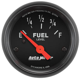 AUTOMETER 2-1/16", Short Sweep Electric, GM, 0 ohms Empty/90 ohms Full Z-Series Fuel Level Gauge AU2641 Autofit