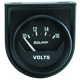 AUTOMETER 2-1/16", Short Sweep Electric, Individual Console, 10-16 volts Auto gage Series Voltmeter Gauge AU2362 Autofit
