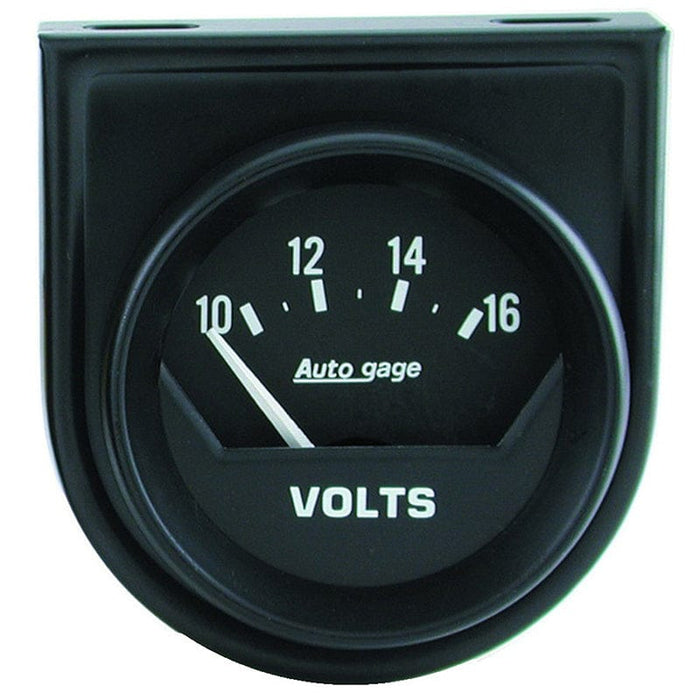 AUTOMETER 2-1/16", Short Sweep Electric, Individual Console, 10-16 volts Auto gage Series Voltmeter Gauge AU2362 Autofit