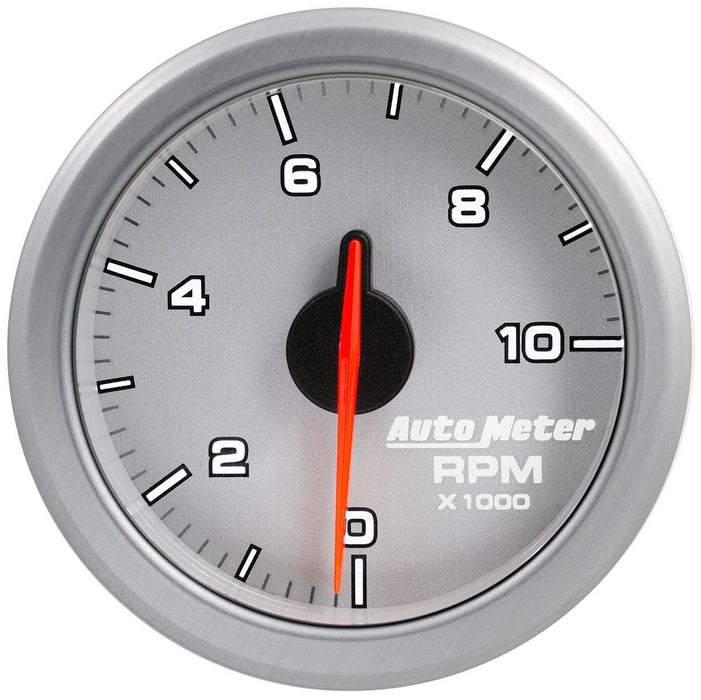 AUTOMETER 2-1/16", Silver Dial, Full Sweep Electric, 0-10,000 RPM AirDrive Series Tachometer AU9197-UL Autofit