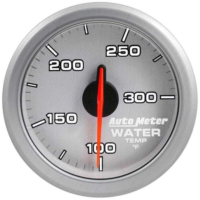 AUTOMETER 2-1/16", Silver Dial, Full Sweep Electric, 0-300°F AirDrive Series Water Temperature Gauge AU9154-UL Autofit