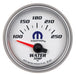 AUTOMETER 2-1/16", White Dial/Silver Bezel, Short Sweep Electrical, 100-250°F Mopar Water Temperature Gauge AU880030 Autofit