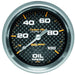 AUTOMETER 2-5/8", Full Sweep Mechanical, 0-100 psi Carbon Fiber Series Oil Pressure Gauge AU4821 Autofit