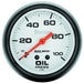 AUTOMETER 2-5/8", Full Sweep Mechanical, 0-100 psi Phantom Series Oil Pressure Gauge AU5821 Autofit