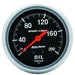 AUTOMETER 2-5/8", Full Sweep Mechanical, 0-200 psi Sport-Comp Series Oil Pressure Gauge AU3422 Autofit
