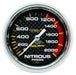 AUTOMETER 2-5/8", Full Sweep Mechanical, 0-2000 psi Carbon Fiber Series Nitrous Pressure Gauge AU4828 Autofit