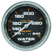 AUTOMETER 2-5/8", Full Sweep Mechanical, 120-240°F Carbon Fiber Series Water Temperature Gauge AU4832 Autofit