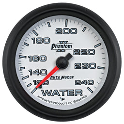 AUTOMETER 2-5/8", Full Sweep Mechanical, 120-240°F Phantom II Series Water Temperature Gauge AU7832 Autofit