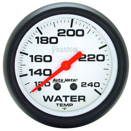 AUTOMETER 2-5/8", Full Sweep Mechanical, 120-240°F Phantom Series Water Temperature Gauge AU5832 Autofit