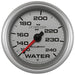 AUTOMETER 2-5/8", Full Sweep Mechanical, 120-240°F Ultra-Lite II Series Water Temperature Gauge AU7732 Autofit