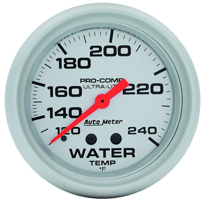 AUTOMETER 2-5/8", Full Sweep Mechanical, 120-240°F Ultra-Lite Series Water Temperature Gauge AU4432 Autofit