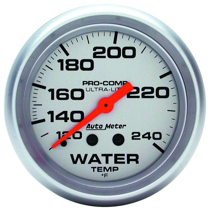 AUTOMETER 2-5/8", Full Sweep Mechanical, 120-240°F Ultra-Lite Series Water Temperature Gauge AU4433 Autofit